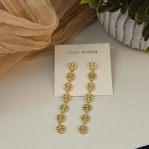 Tory Burch Long Gold Drop Earrings